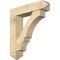Ekena Millwork Balboa Arts and Crafts Rough Sawn Bracket w/ Offset Brace, Douglas Fir, 8"W x 34"D x 38"H BKT0806X34X38BOA03RDF - alternate 1